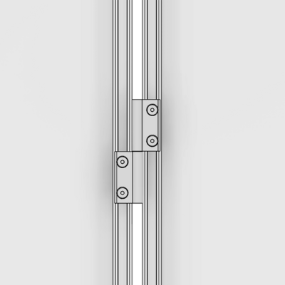 51-185-1SS MODULAR SOLUTIONS LIFTOFF HINGE WITH STAINLESS STEEL HARDWARE 30 PROFILE LIFTOFF HINGE
